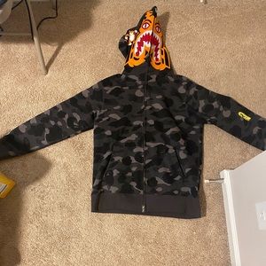 Black bape jacket